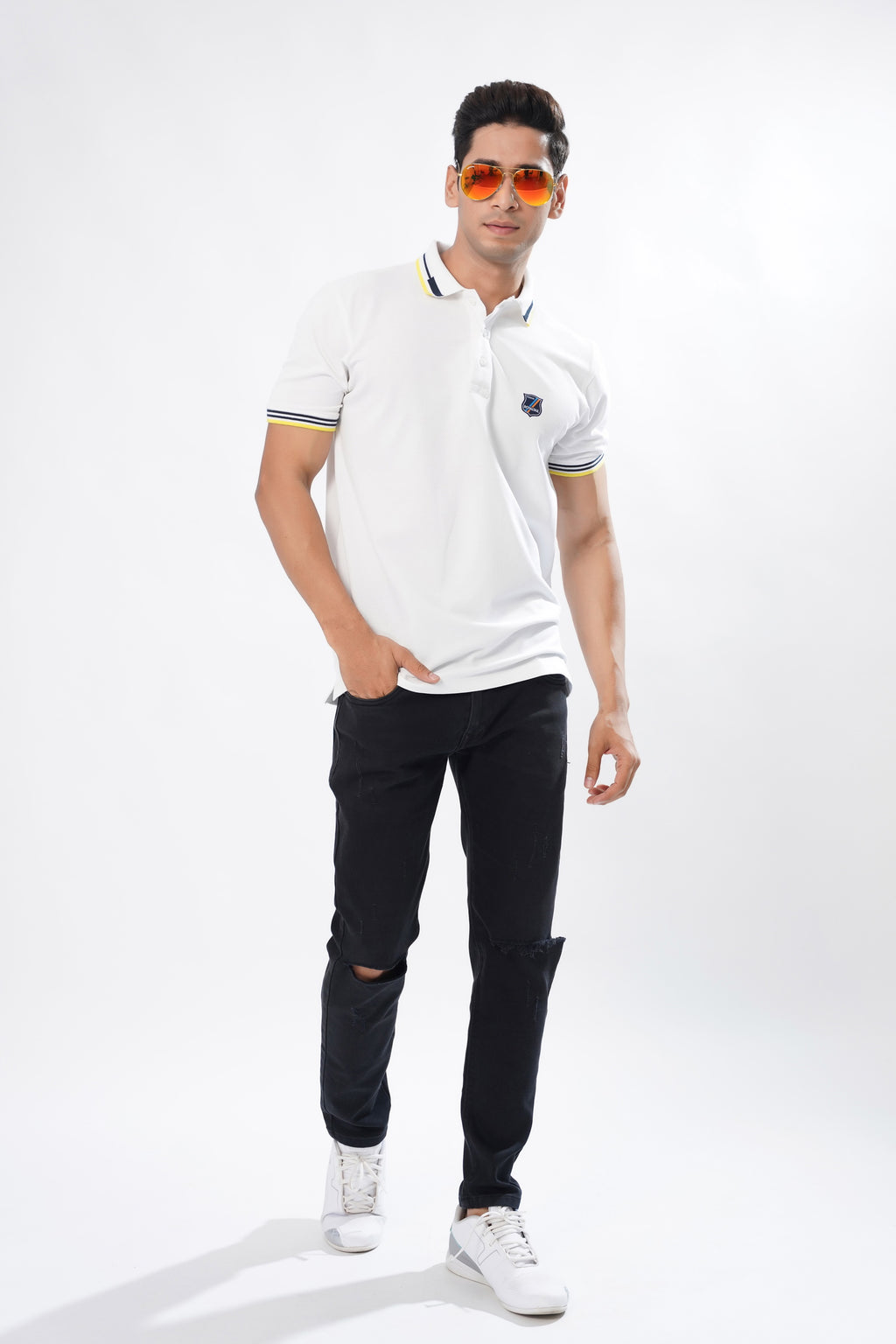 Men's Cotton Blend Polo T-Shirt