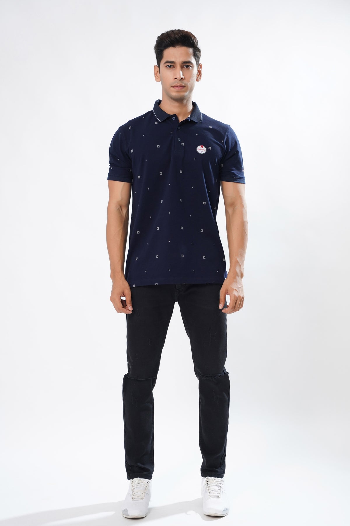 Men's Cotton Blend Polo T-Shirt
