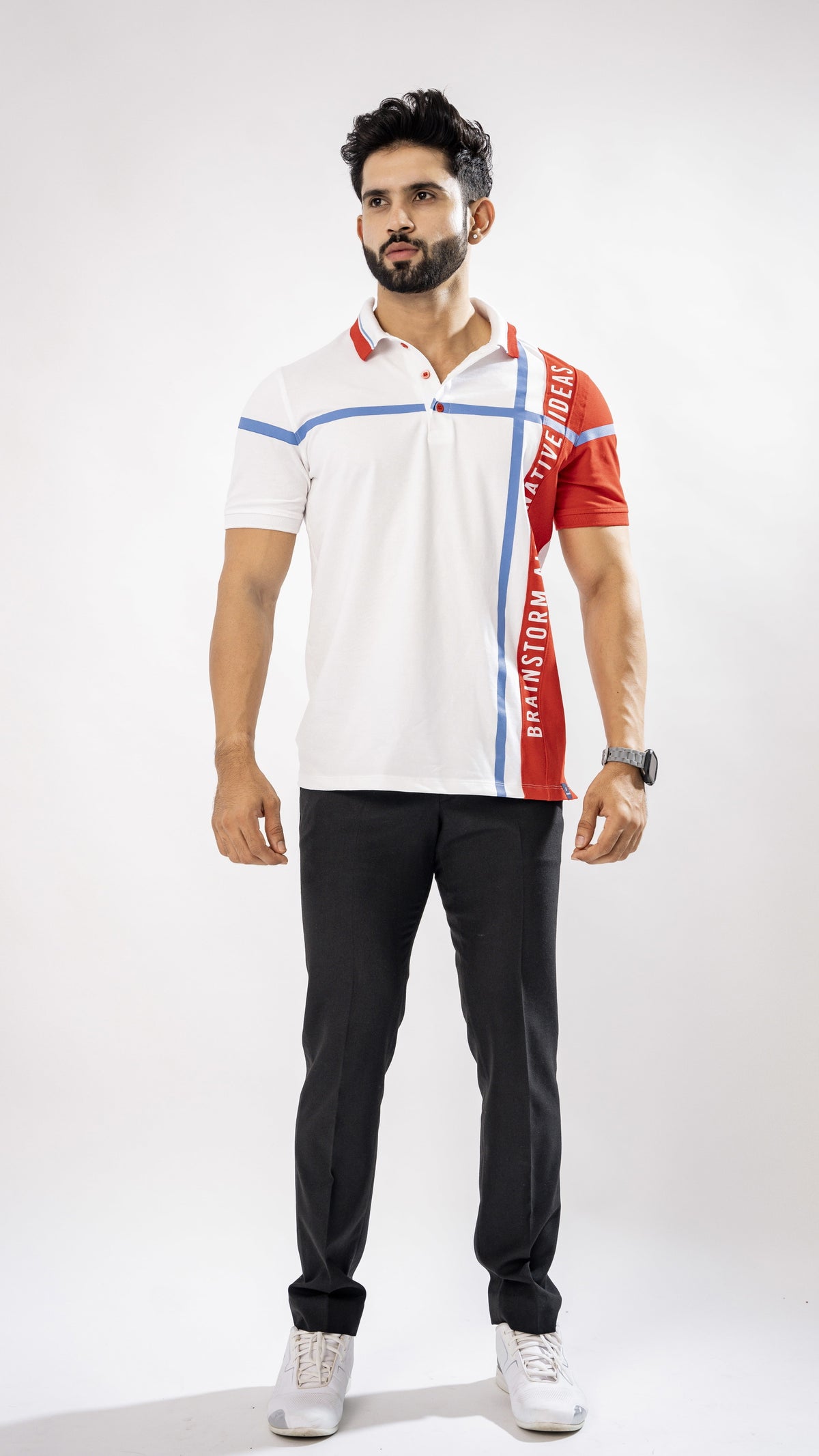 Men's Cotton Blend Polo T-Shirt