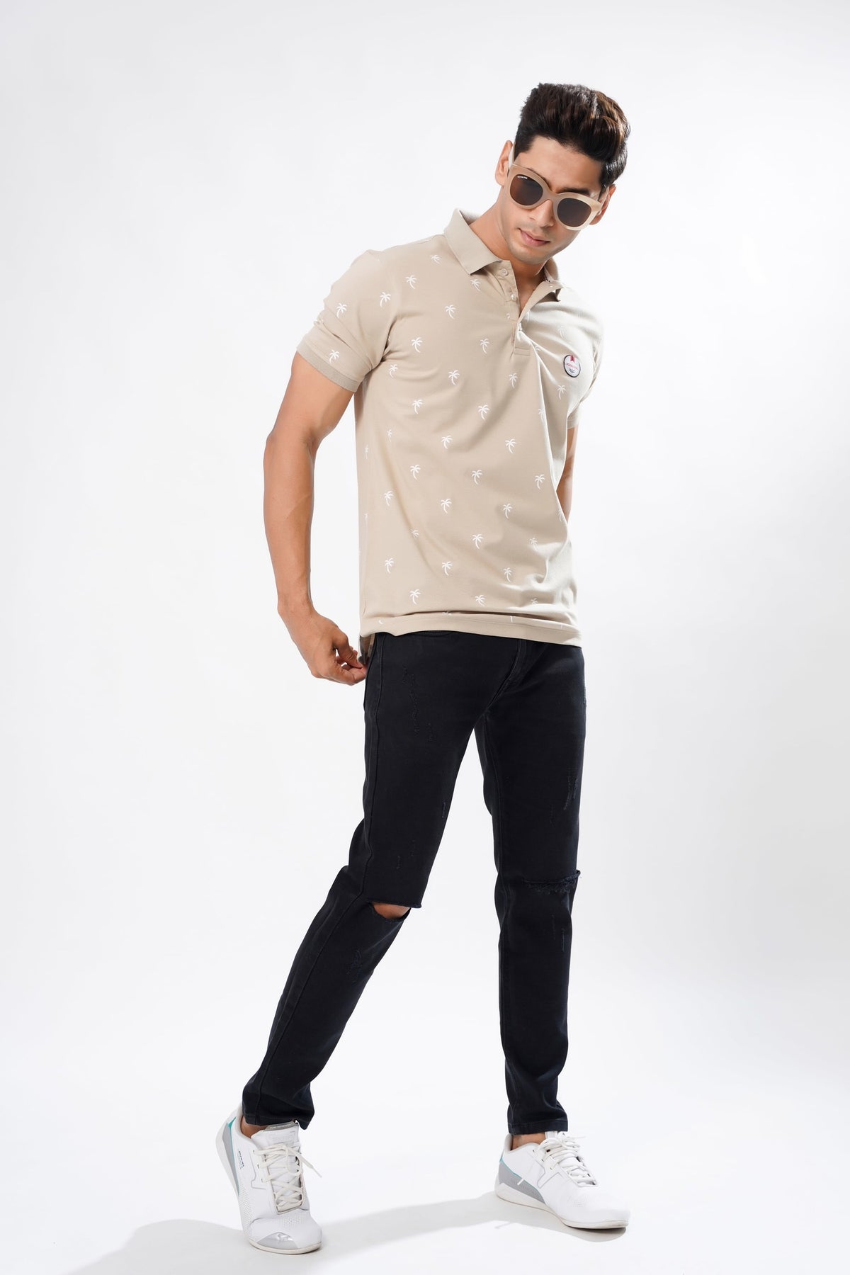 Men's Cotton Blend Polo T-Shirt