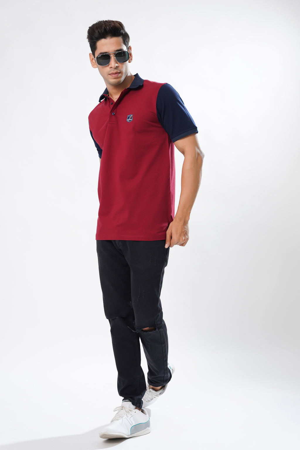 Men's Cotton Blend Polo T-Shirt
