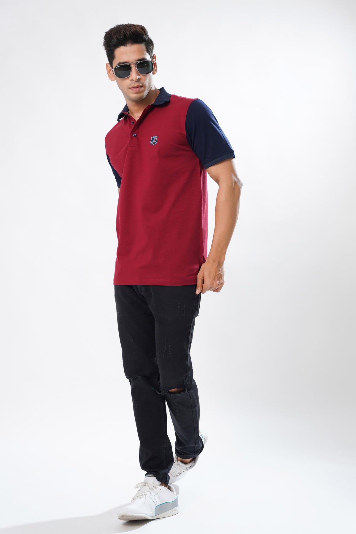 Men's Cotton Blend Polo T-Shirt