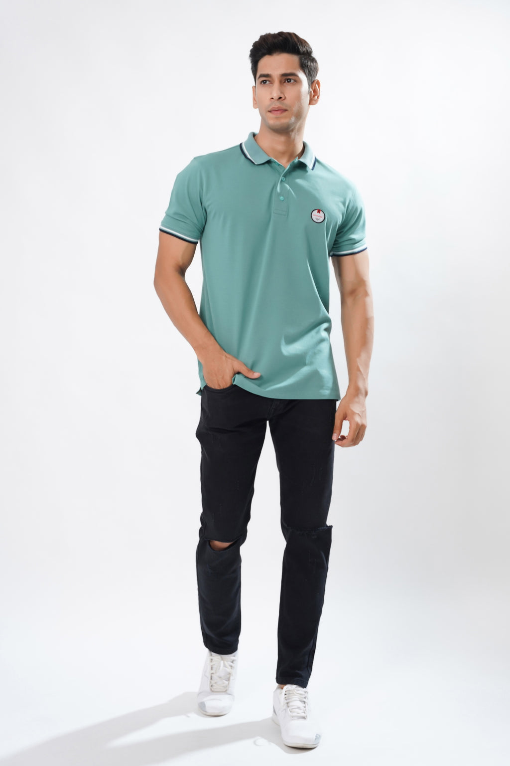 Men's Cotton Blend Polo T-Shirt