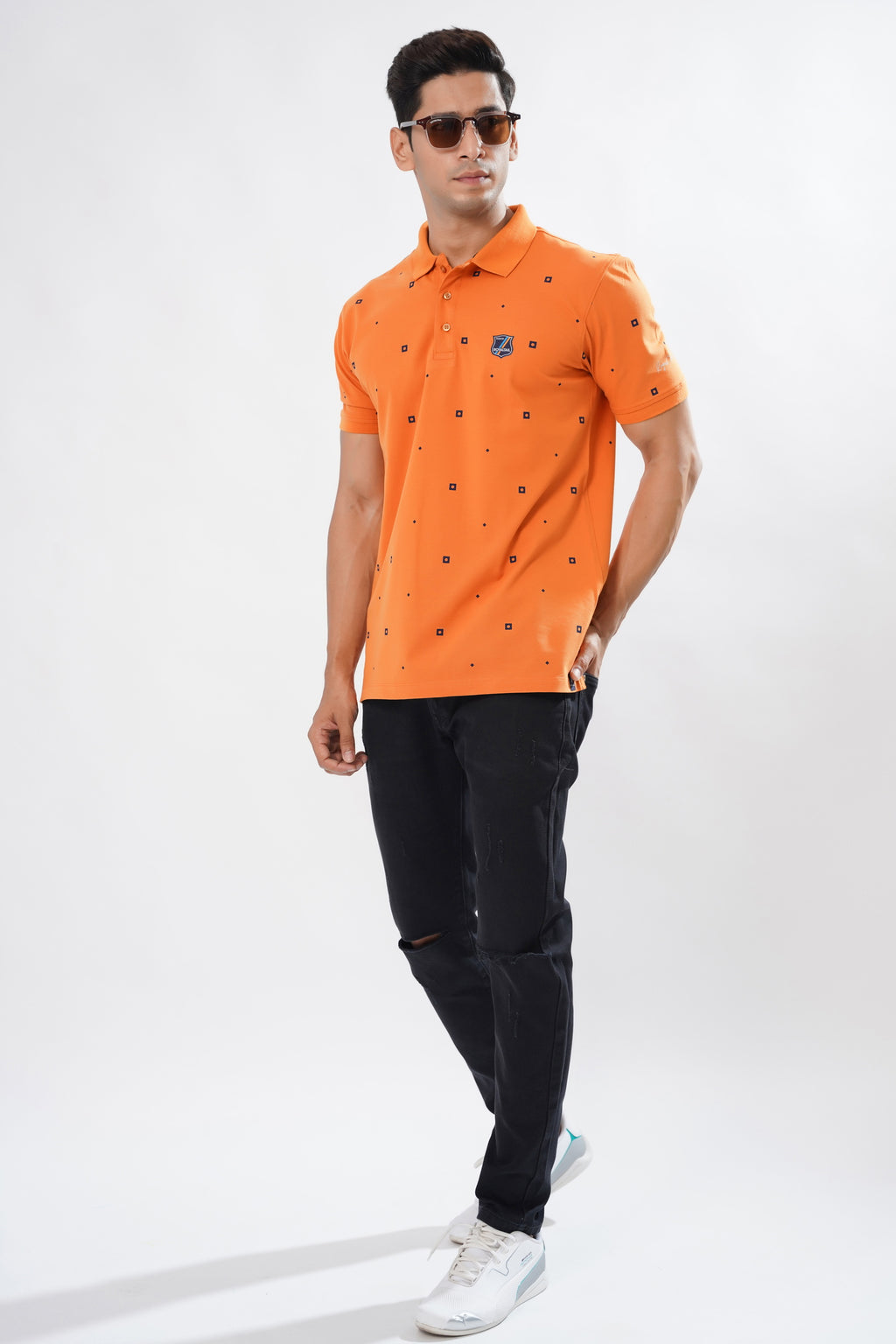 Men's Cotton Blend Polo T-Shirt