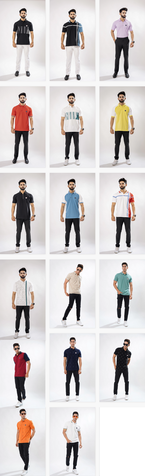 Men's Cotton Blend Polo T-Shirt