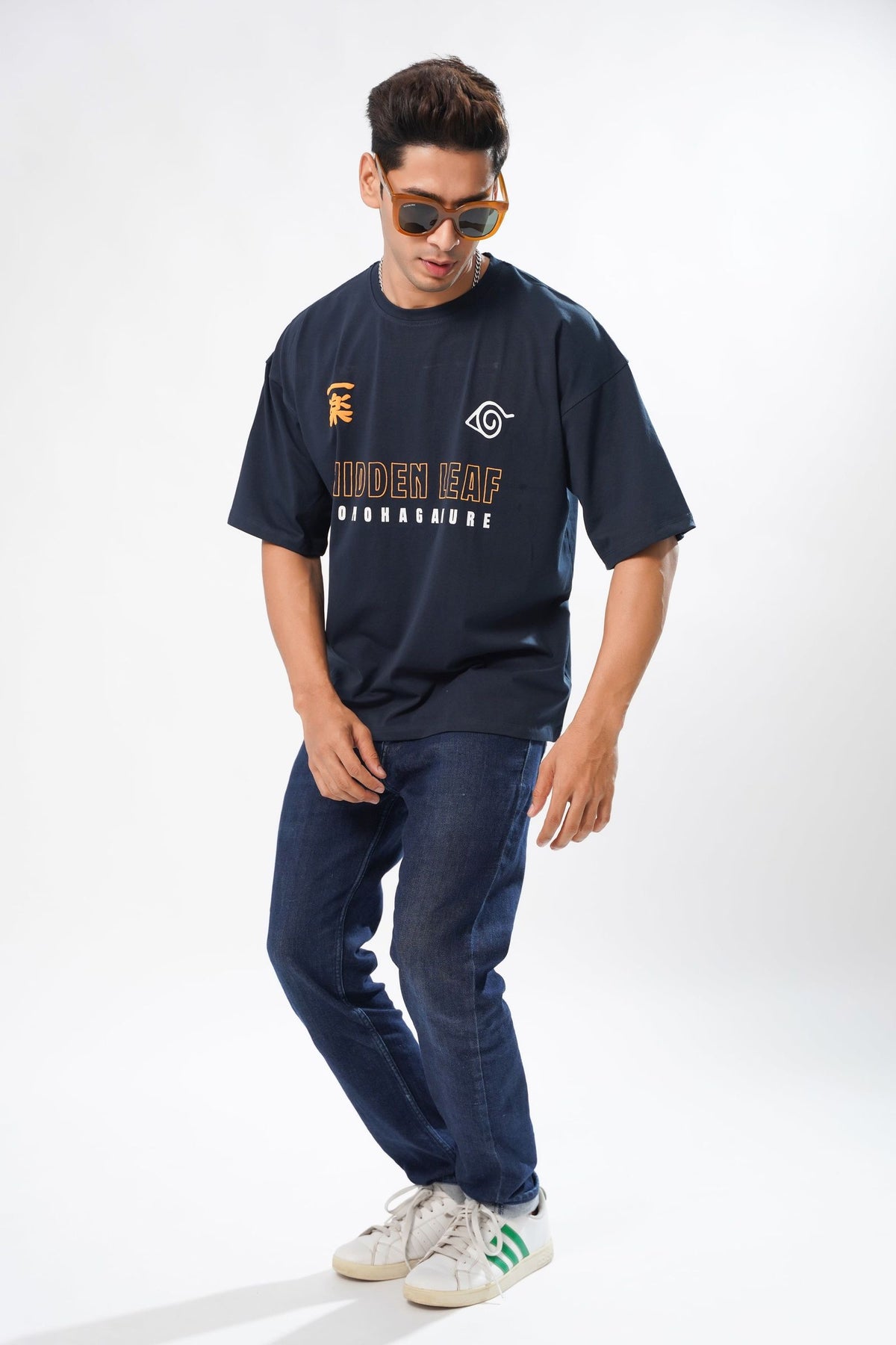 Men's Cotton Blend Oversized T-Shirt Rt Otshirt 1