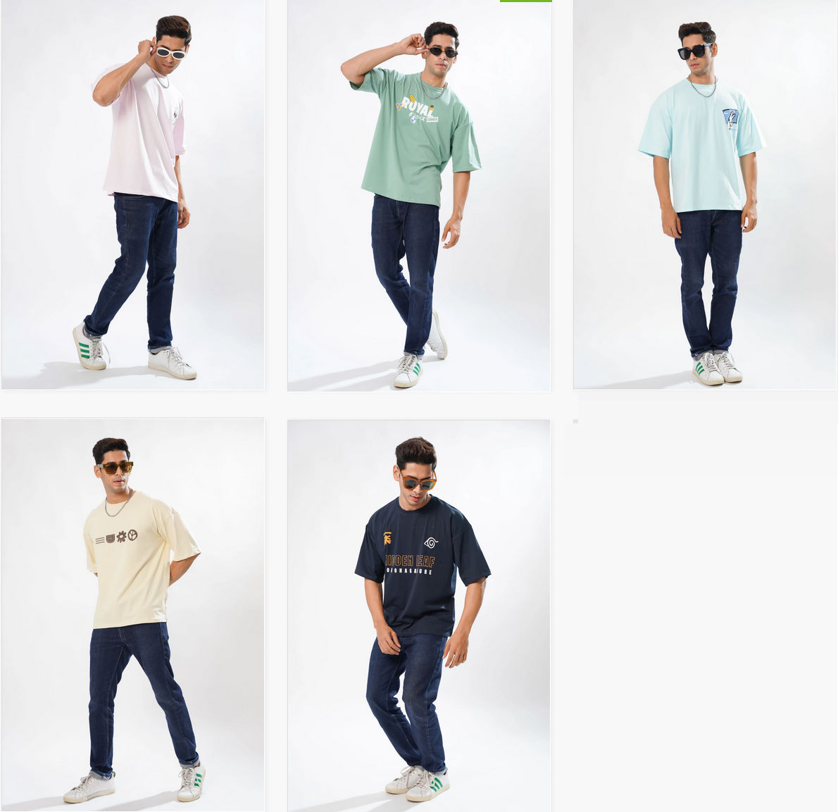 Men's Cotton Blend Oversized T-Shirt Rt Otshirt 1