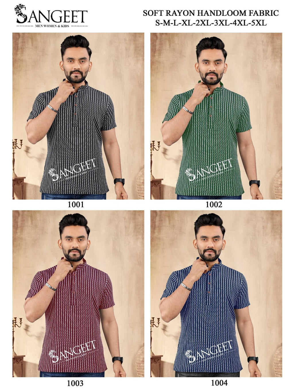 Sangeet Vol 1 Men's Casual Soft Rayon T-Shirt