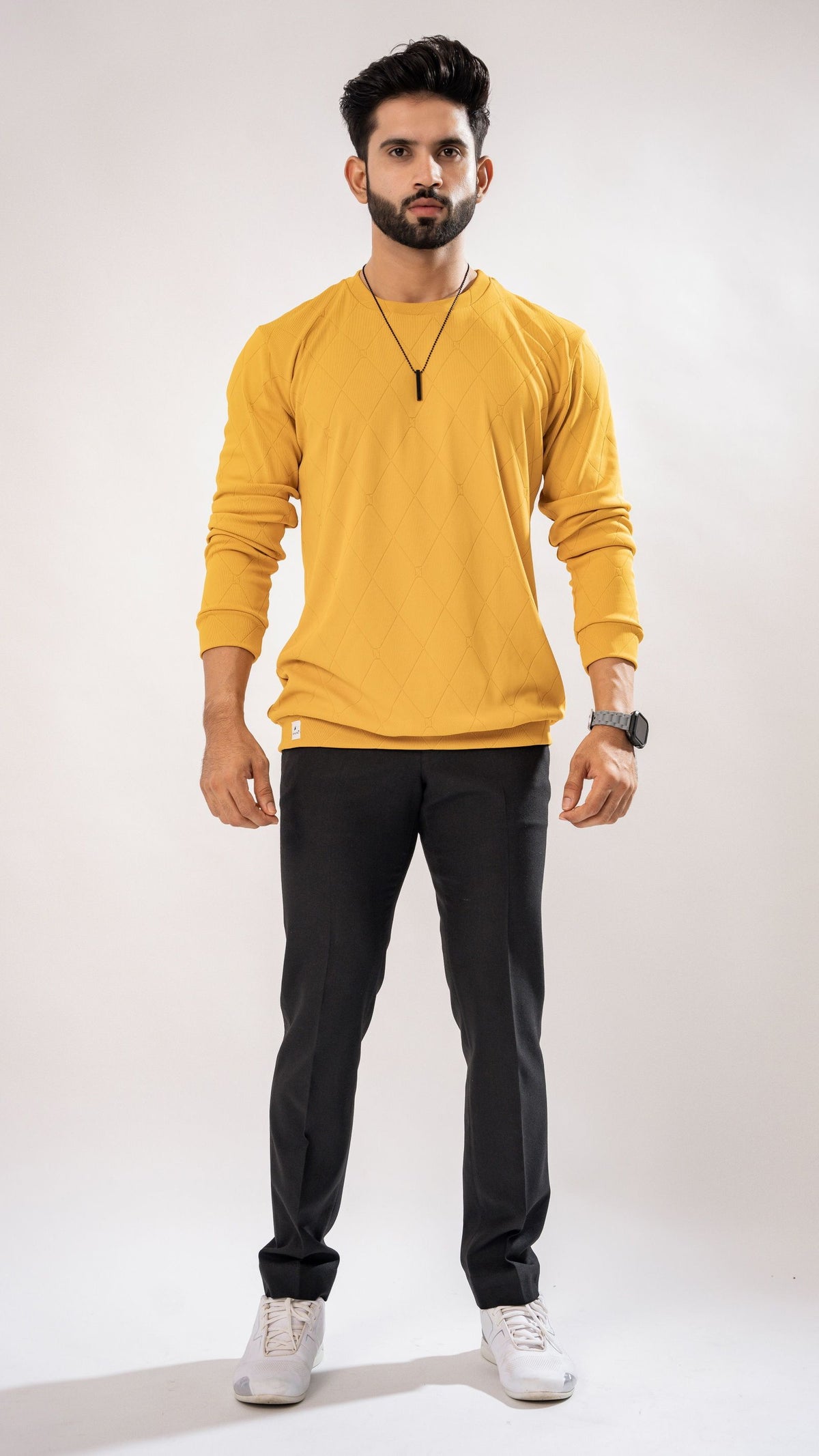 Men's Cotton Blend Sweat T-Shirt Rt Tst 1
