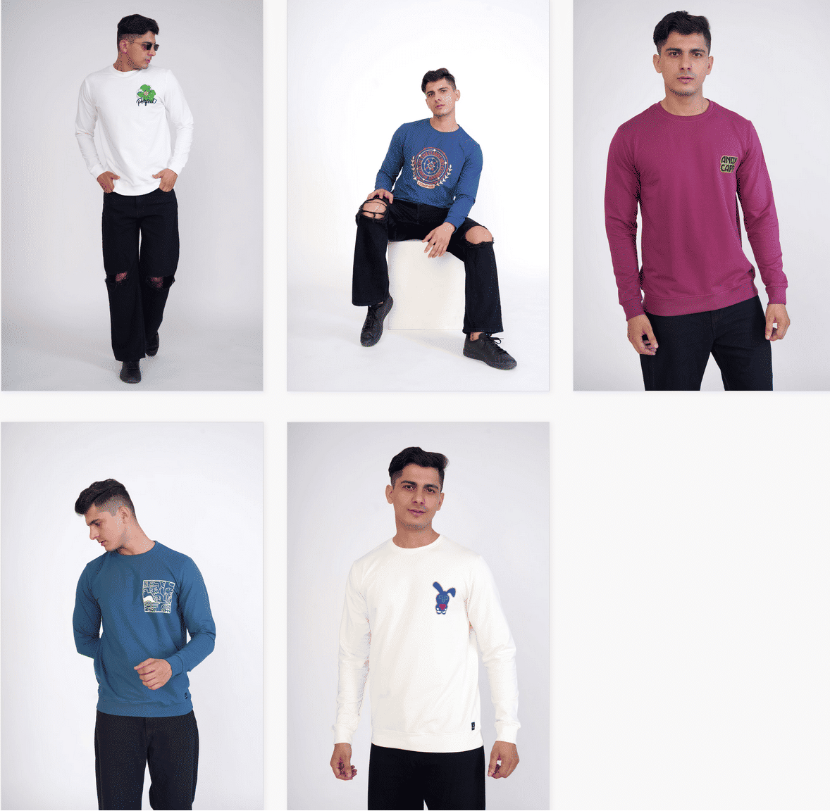 Men's Cotton Blend Sweat T-Shirt