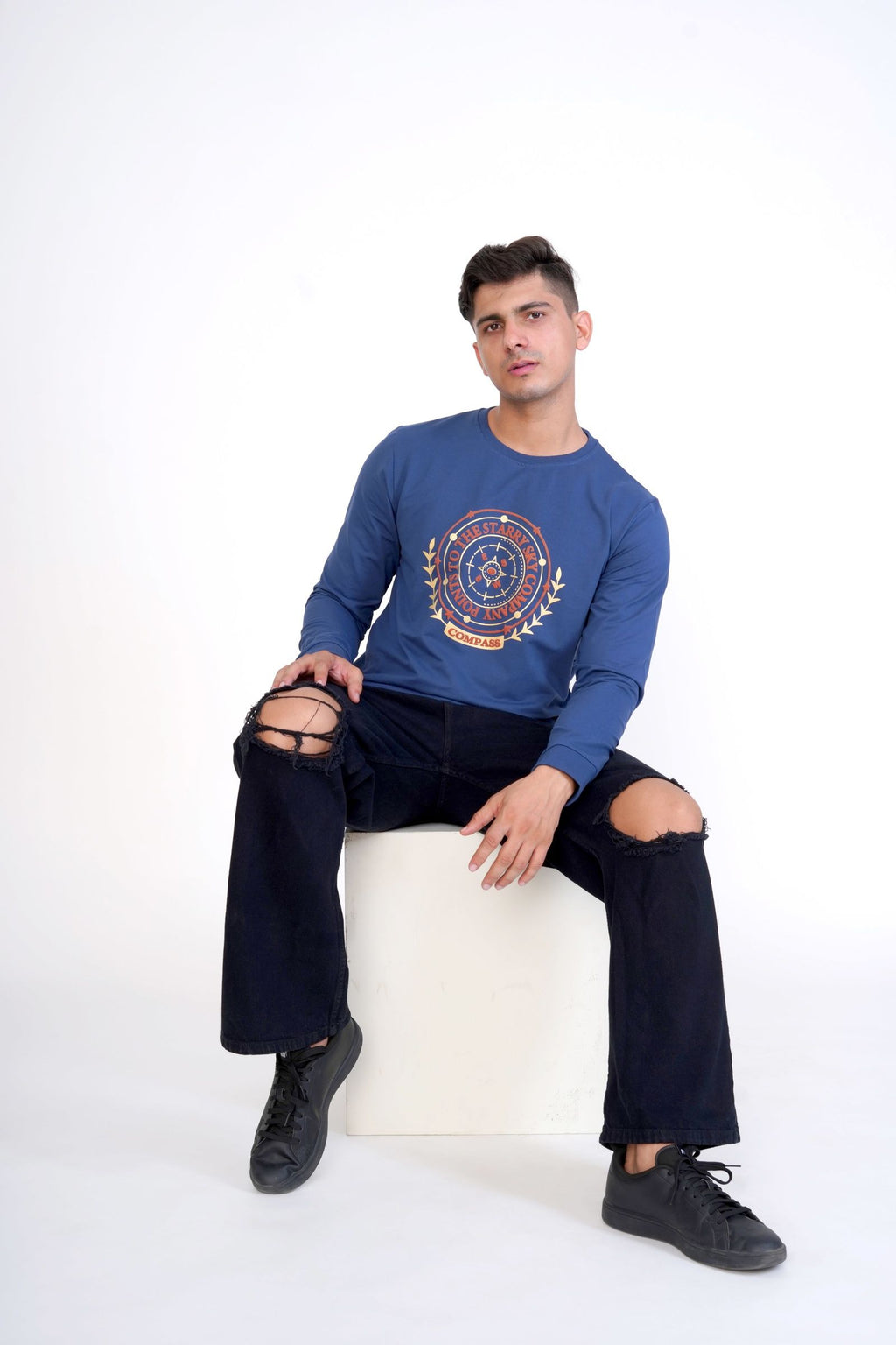 Men's Cotton Blend Sweat T-Shirt