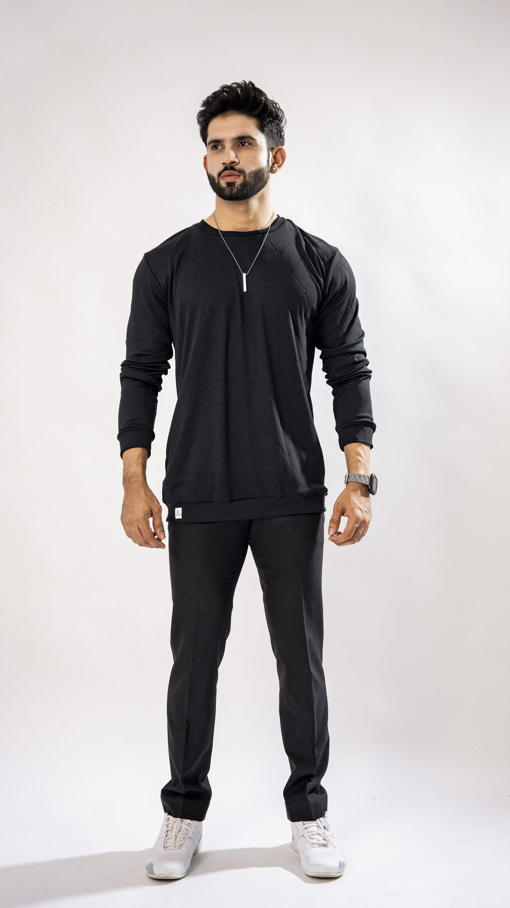 Men's Cotton Blend Sweat T-Shirt Rt Tst 1